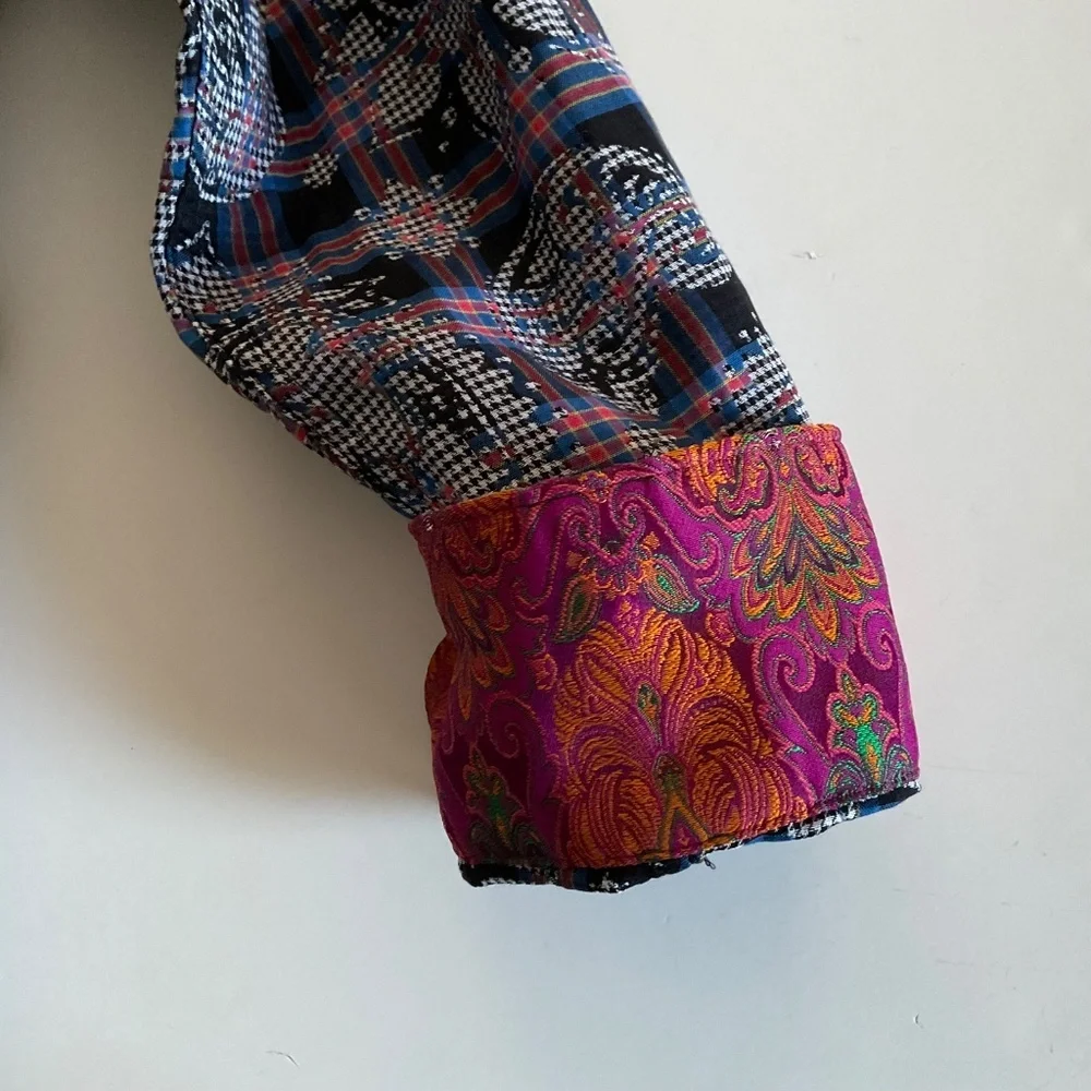 Robert Graham Mens Limited Edition Blues Haven XL Classic Fit Embellished Scull - Picture 14 of 14